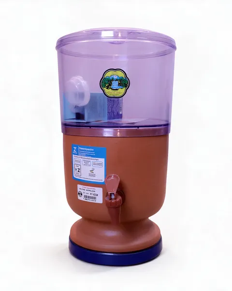 Filtro de Barro com Cabeça Acrílica 4,5L nº1